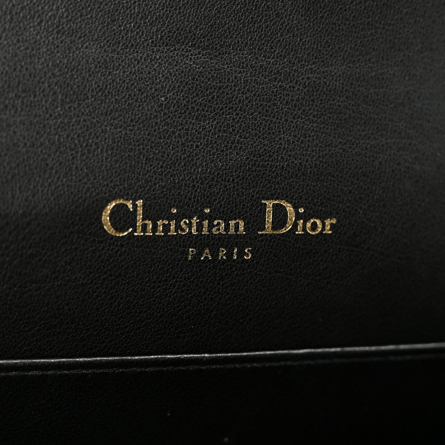 Patent Cannage Lady Dior Convertible Clutch Black