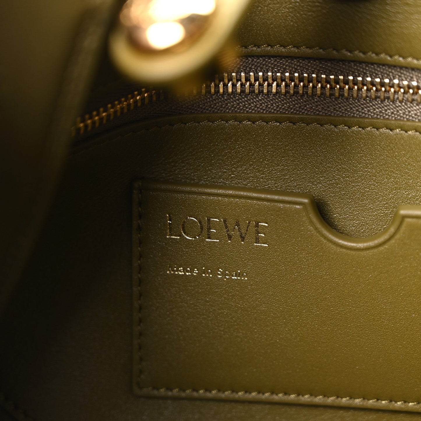 Supple Calfskin Medium Madrid Bag Olive