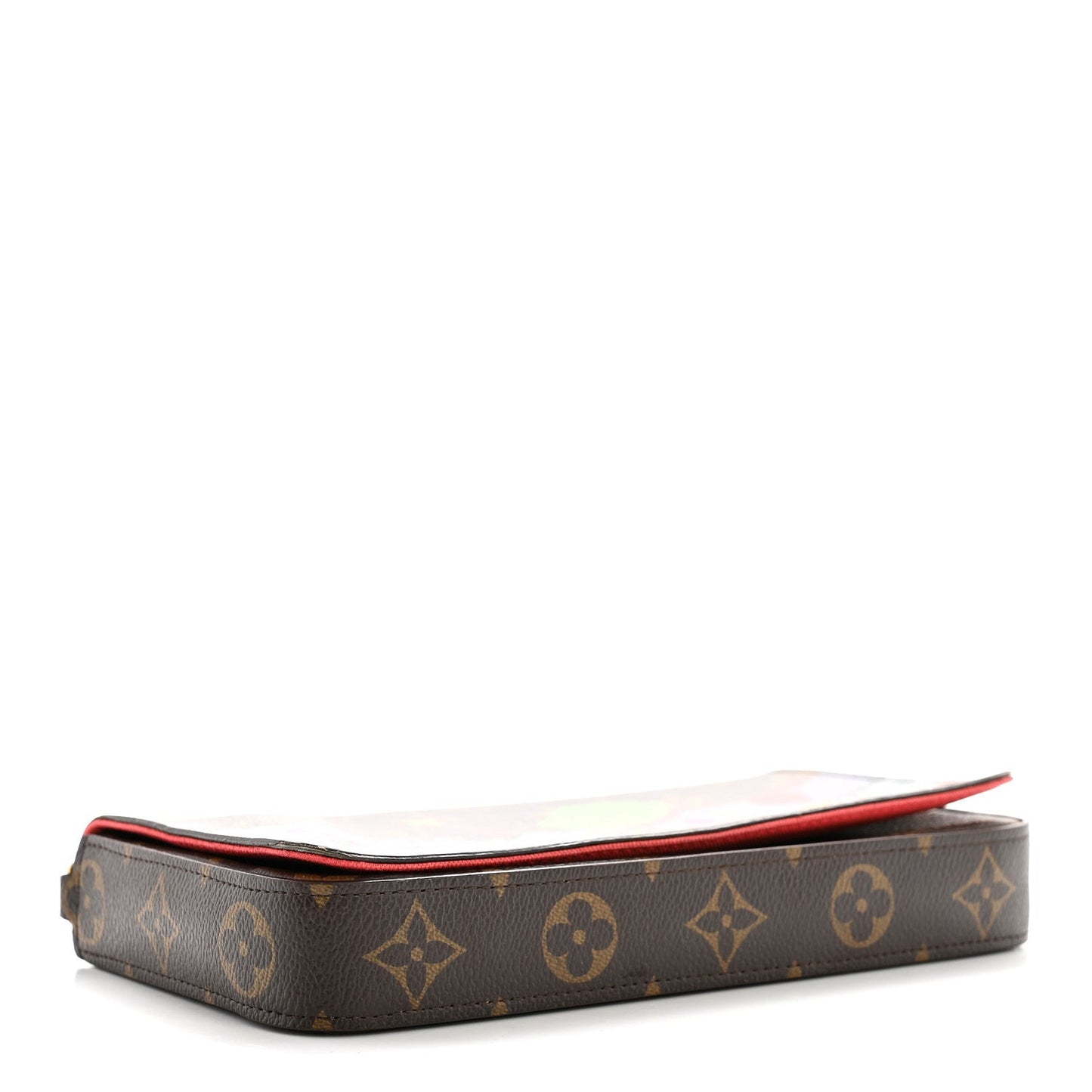 Monogram 2022 Christmas Animation China Chengdu Pochette Felicie Chain Wallet Red