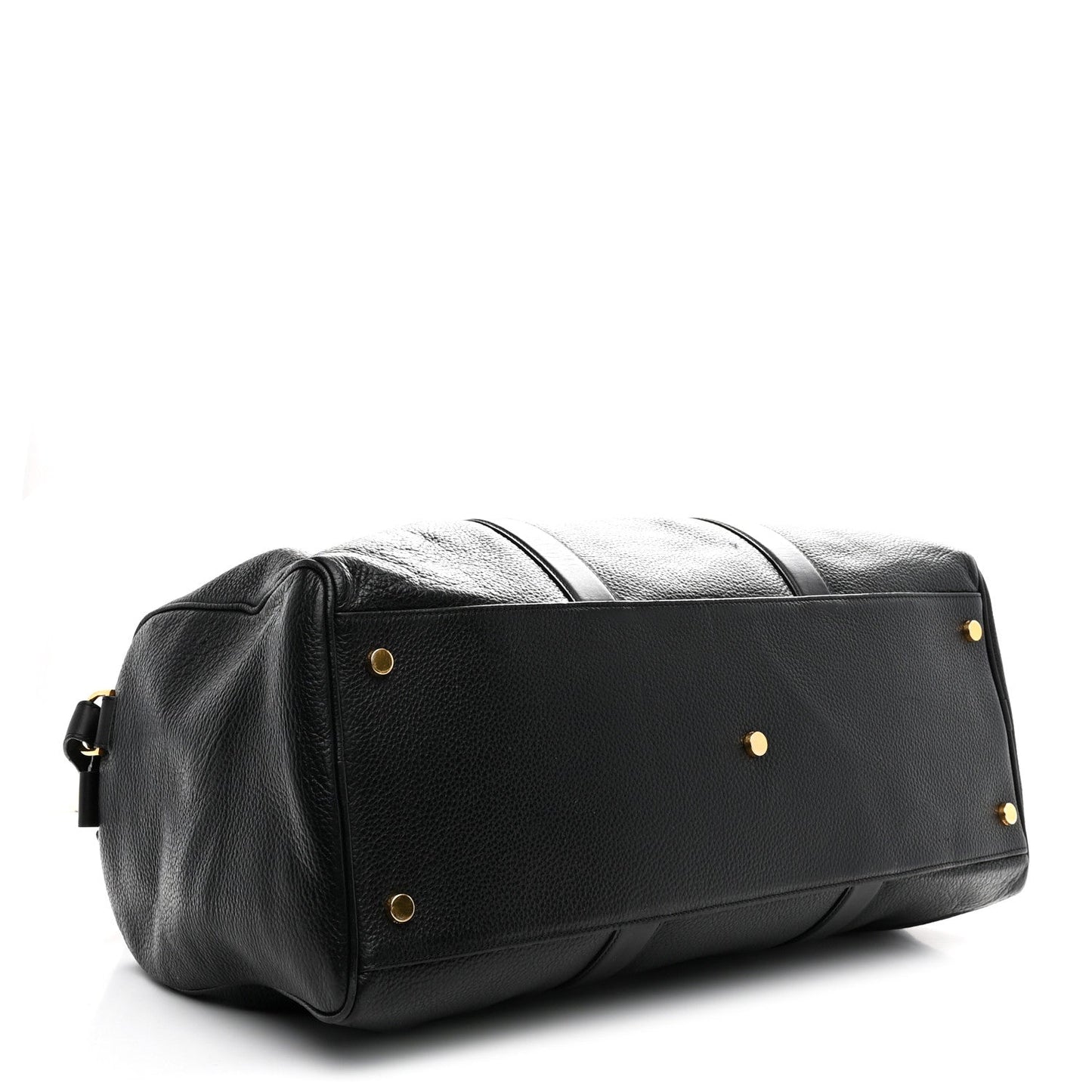 Calfskin Buckley Duffle Bag Black