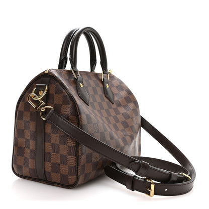 Damier Ebene Speedy Bandouliere 25
