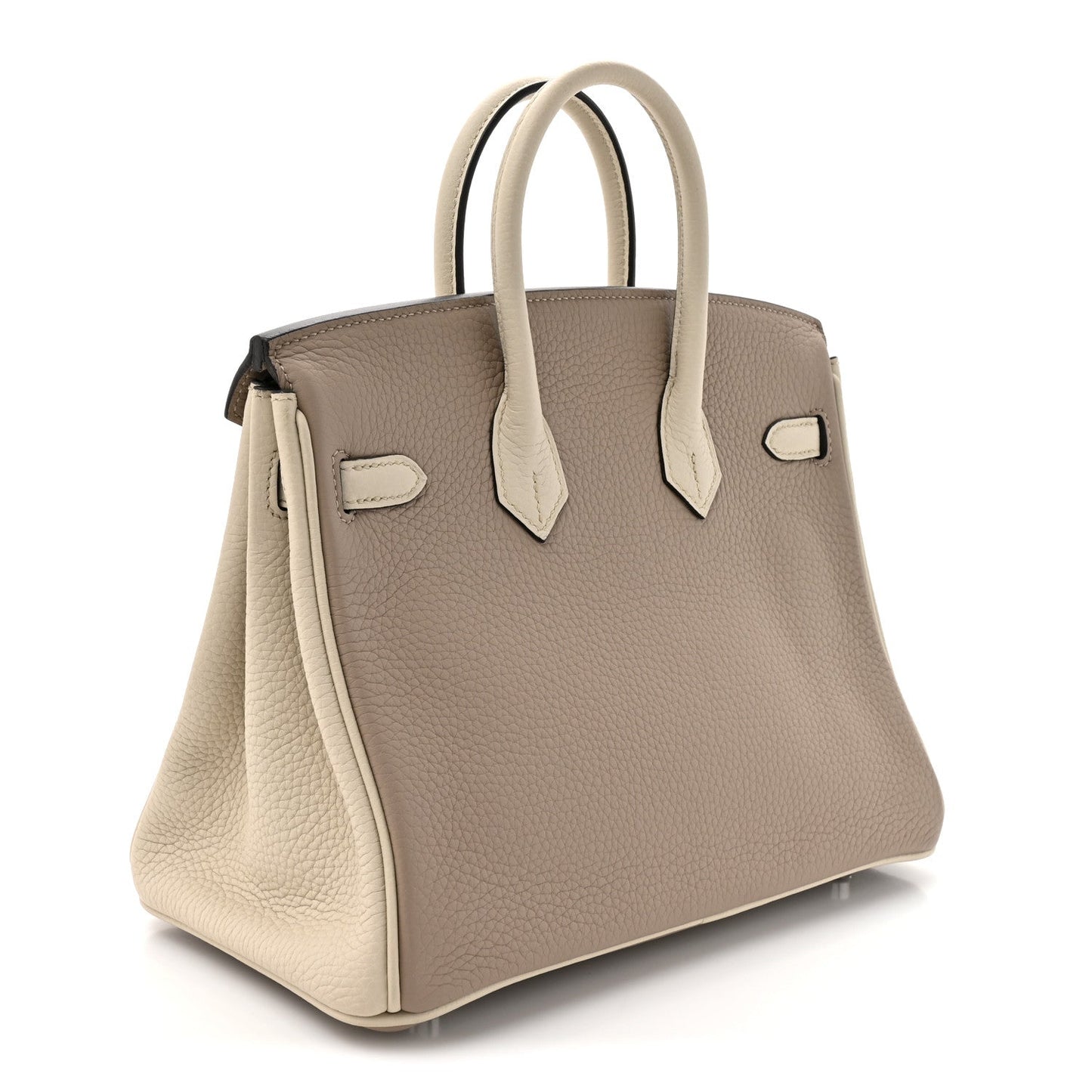 Togo Horseshoe Birkin 25 Gris Tourterelle Beton