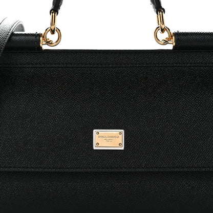 Dauphine Medium Miss Sicily Satchel Black