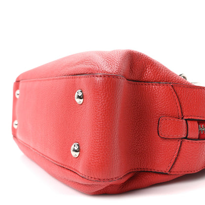 Vitello Daino Chain Satchel Bag Lacca