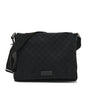Monogram Small Flap Messenger Bag Black