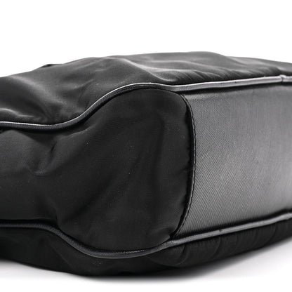 Nylon Saffiano Small Top Handle Bag Black