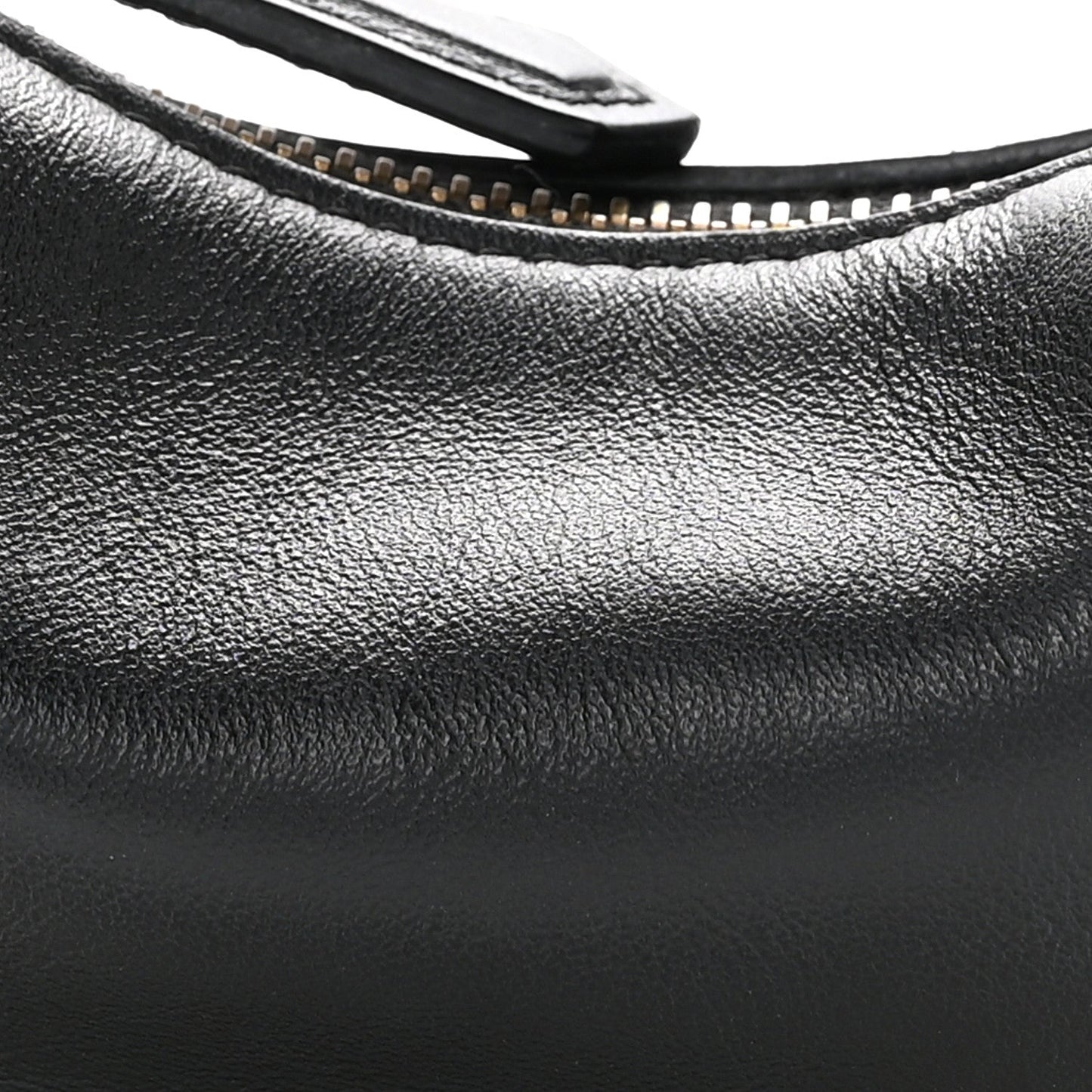 Vitello Grace Matte Nano Fendigraphy Hobo Charm Black