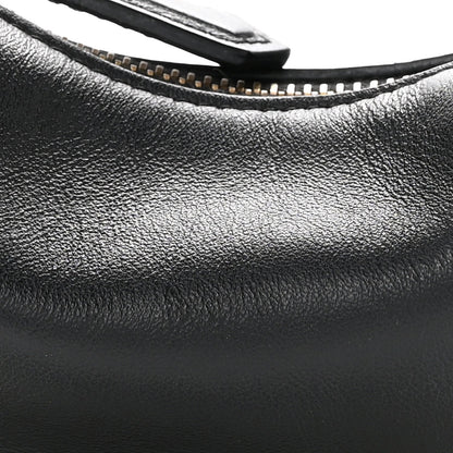 Vitello Grace Matte Nano Fendigraphy Hobo Charm Black
