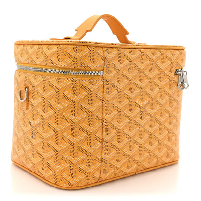 Goyardine Muse Vanity Case Yellow