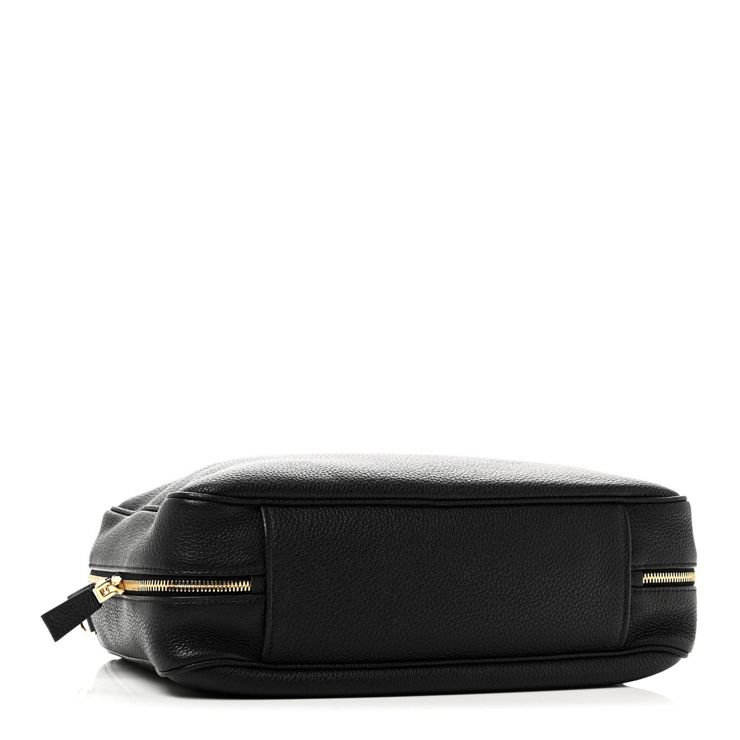 Vitello Daino Soft Large Top Handle Bag Black