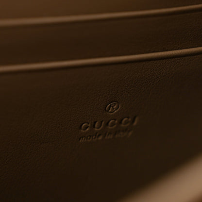 GG Supreme Monogram Mini Dionysus Chain Wallet Beige Taupe