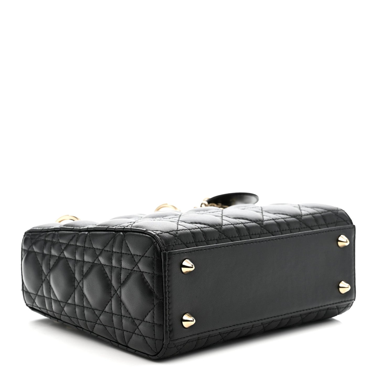 Lambskin Cannage Small My ABCDior Lady Dior Black