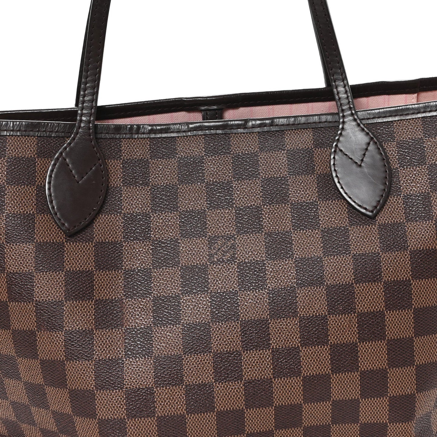 Damier Ebene Neo Neverfull MM Rose Ballerine