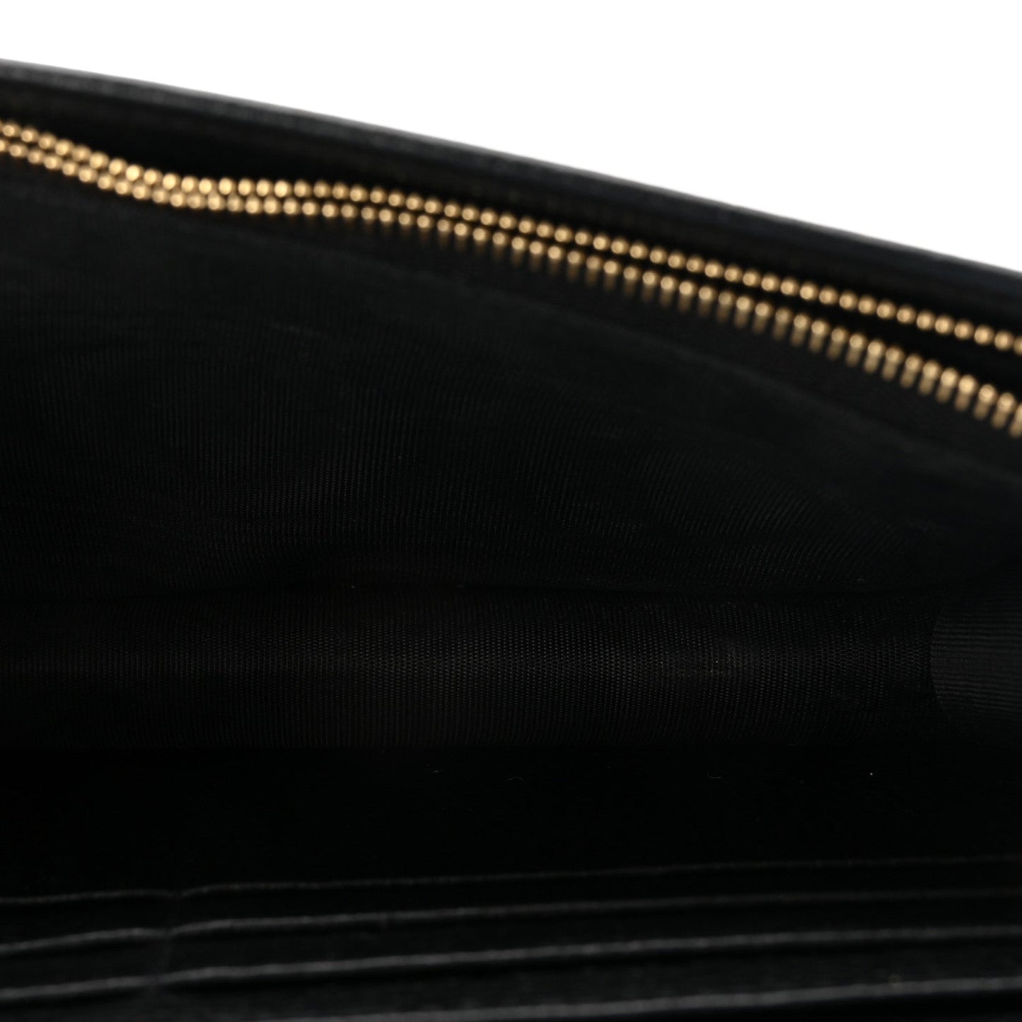 Calfskin Mini GG Marmont Chain Wallet Black