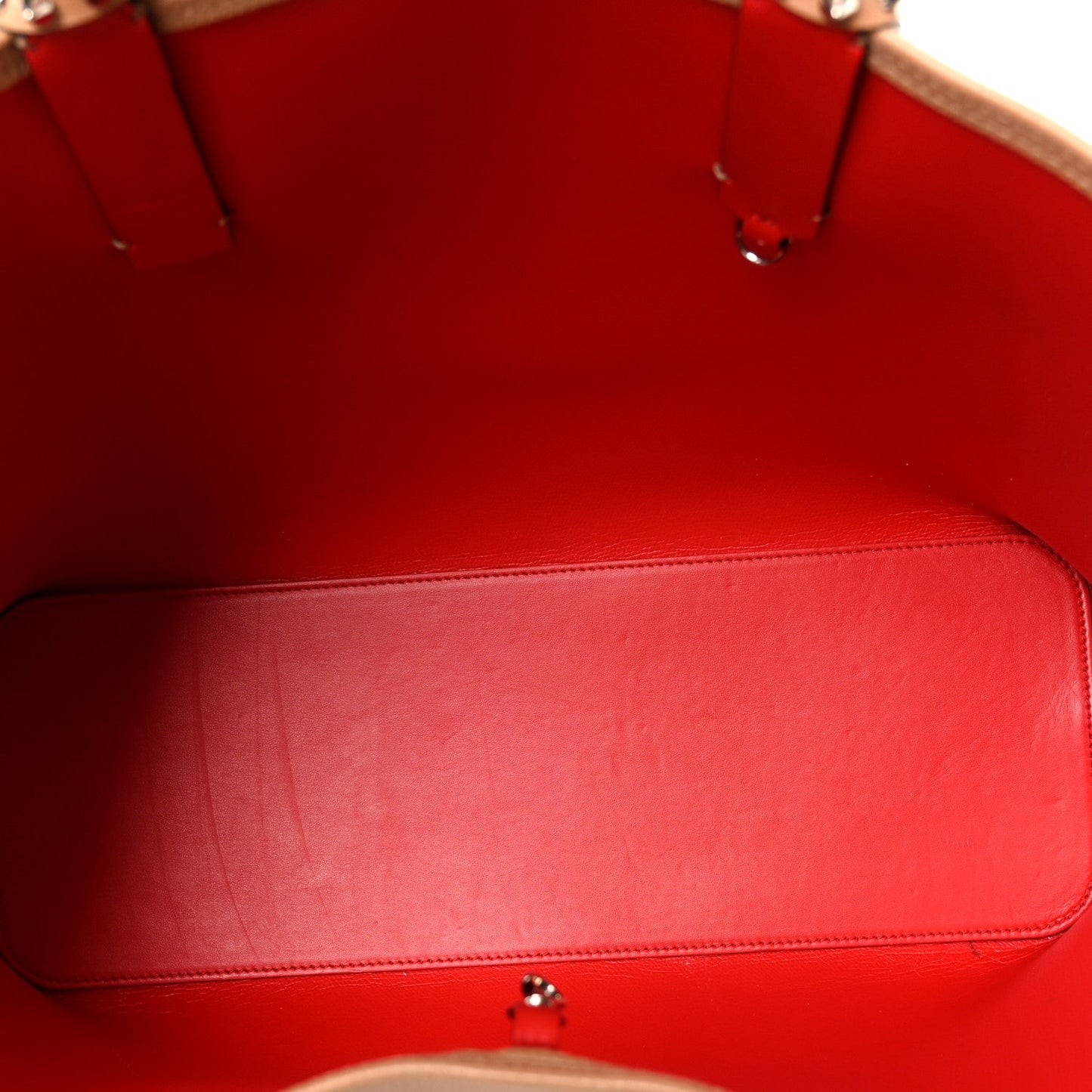 Calfskin Spikes East West Cabata Tote Nude