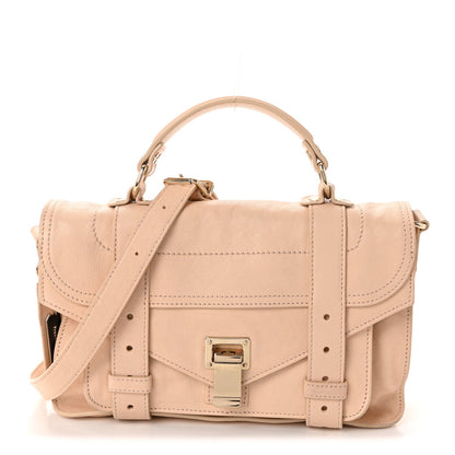 Lambskin Tiny PS1 Satchel Nude