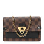 Damier Ebene Vavin Chain Wallet Black