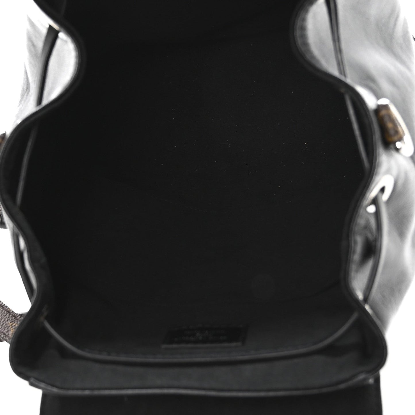 Lambskin Monogram Montsouris Vibe PM Black