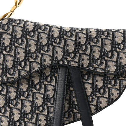 Oblique Saddle Bag Blue