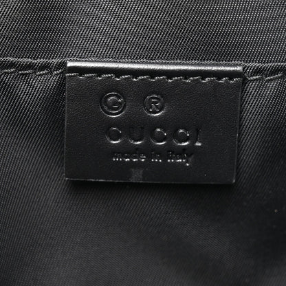 Canvas Web Slim Belt Bag Black
