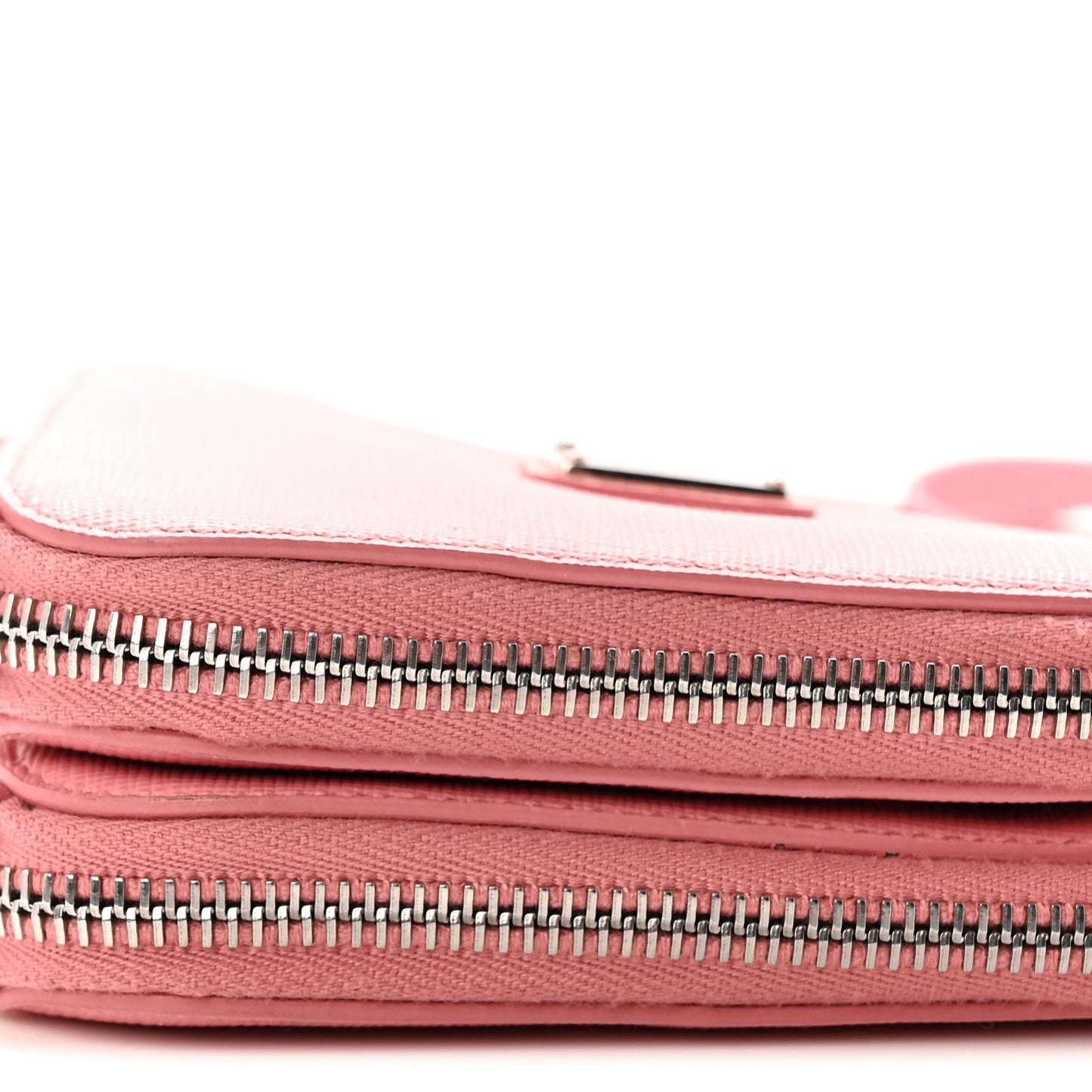 Saffiano Mini Triangle Crossbody Pouch Petalo