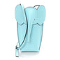Calfskin Elephant Pouch Crossbody Bag Light Blue