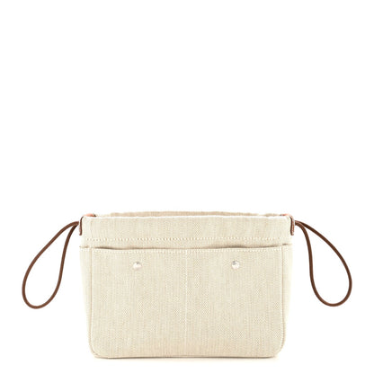 Canvas Barenia Fourbi 20 PM Pouch Naturel Fauve
