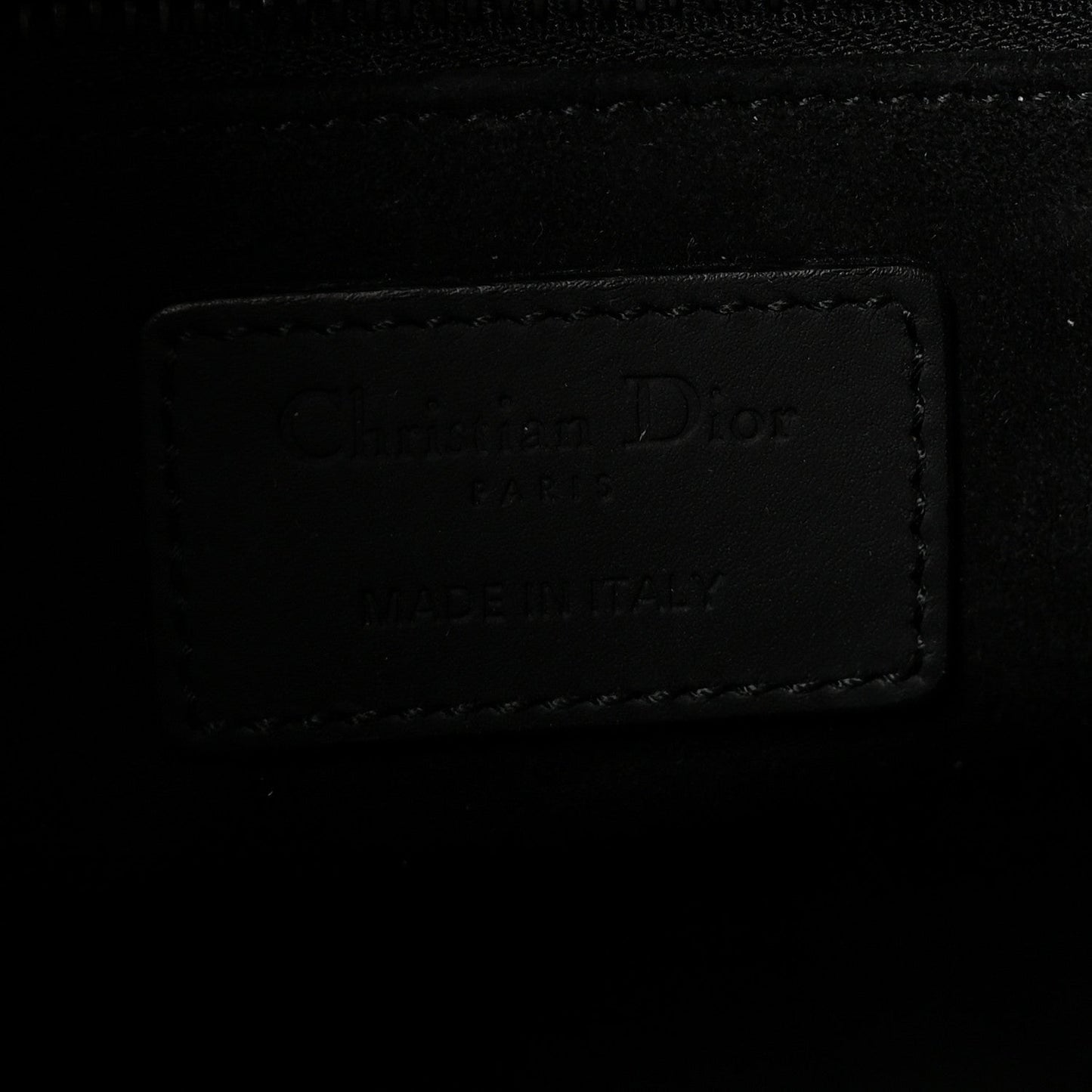 Ultra Matte Calfskin Cannage Medium Lady Dior Black