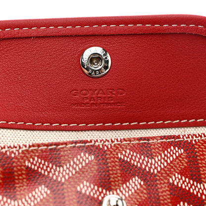 Goyardine Reversible Mini Anjou Red