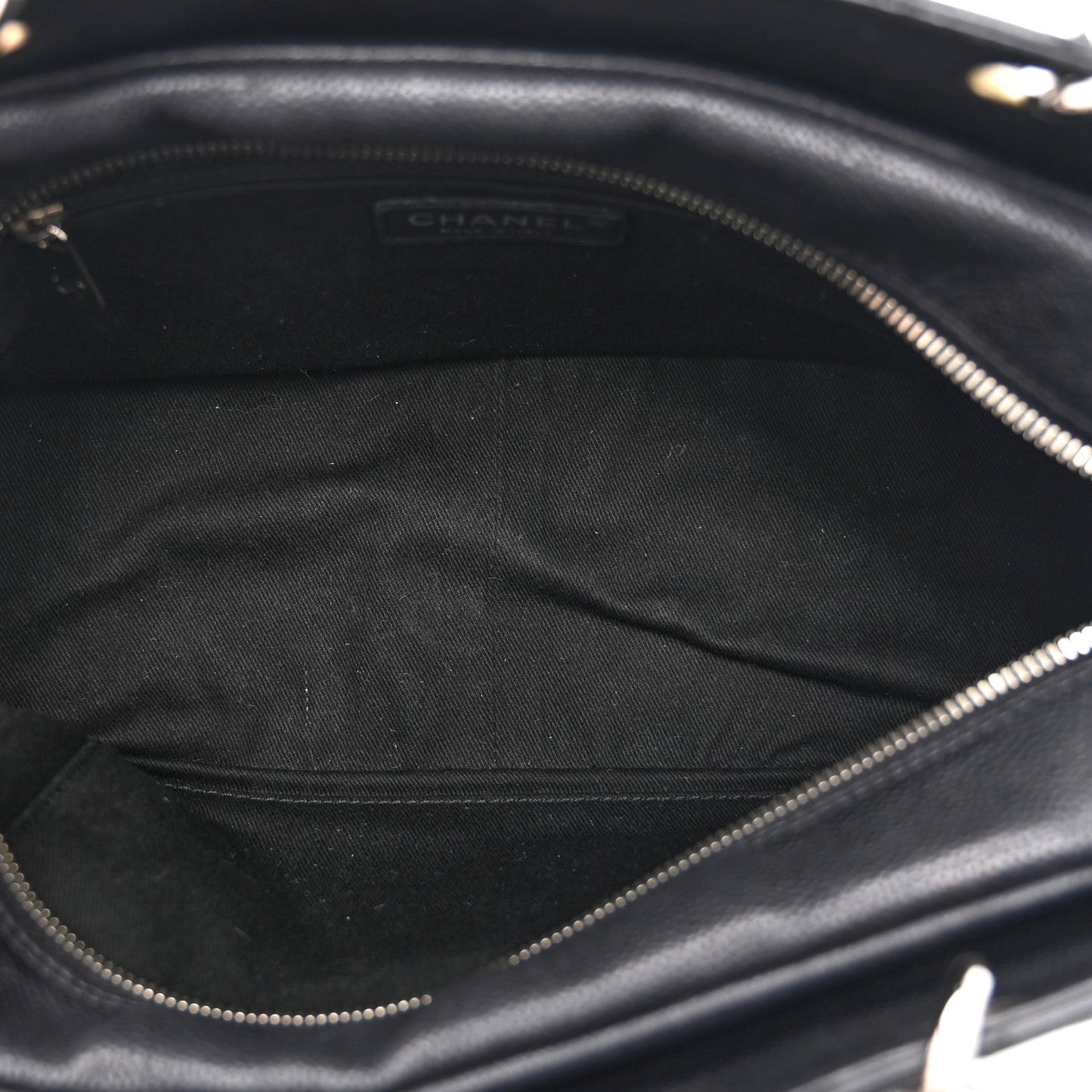 Caviar Quilted Petit Timeless Tote PTT Black