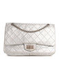 Metallic Lambskin Quilted 2.55 Reissue 227 Flap Silver