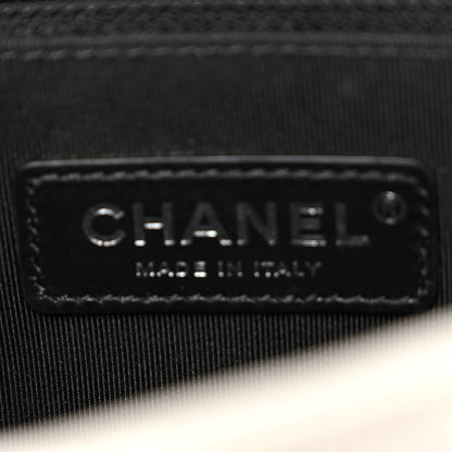 Caviar Quilted My Everything Small Flap White Black