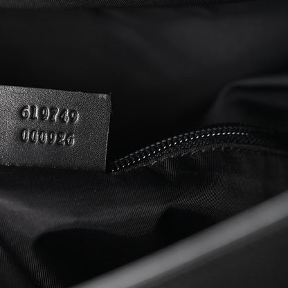 Techno Canvas Web Single Buckle Backpack Black