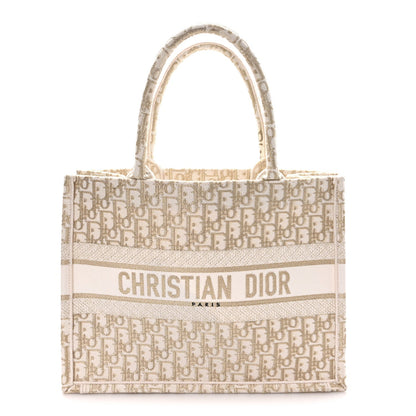 Oblique Medium Book Tote Gold Multicolor