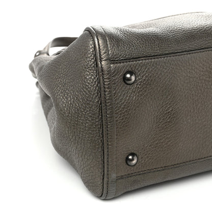 Metallic Cellarius Calfskin Medium Soho Shoulder Bag Sasso