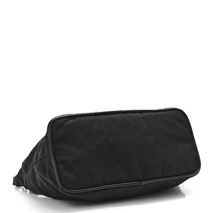 Tessuto Nylon Pochette Bag Black