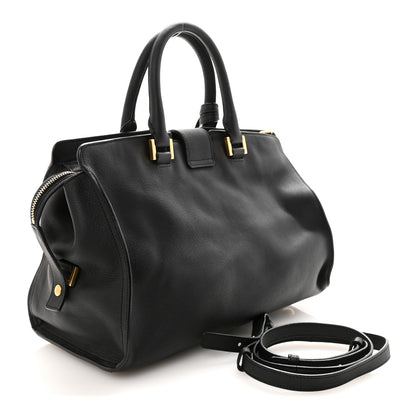 Calfskin Small Classic Y Cabas Black