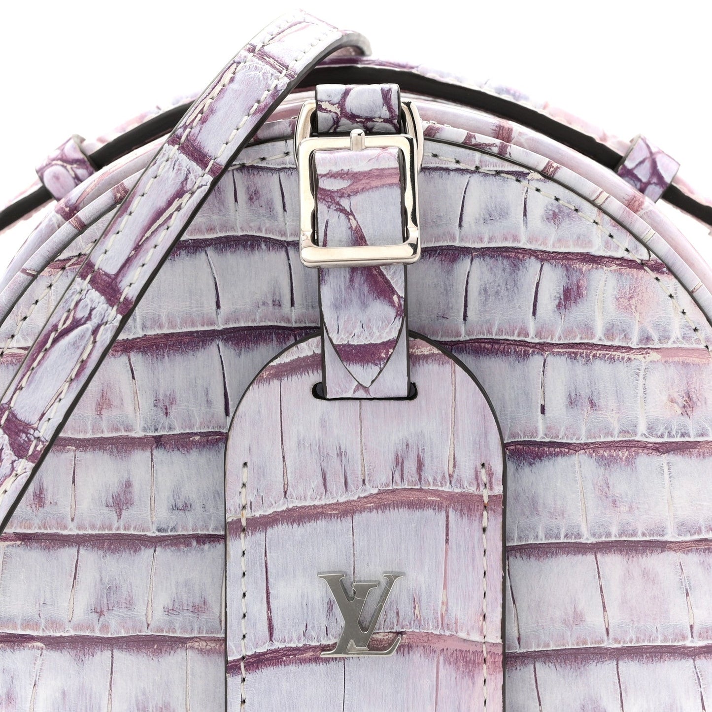 Crocodile Mini Boite Chapeau Light Purple