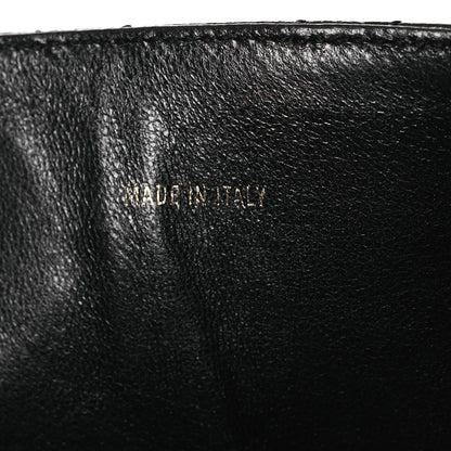Caviar Quilted Jumbo Kelly Flap Black