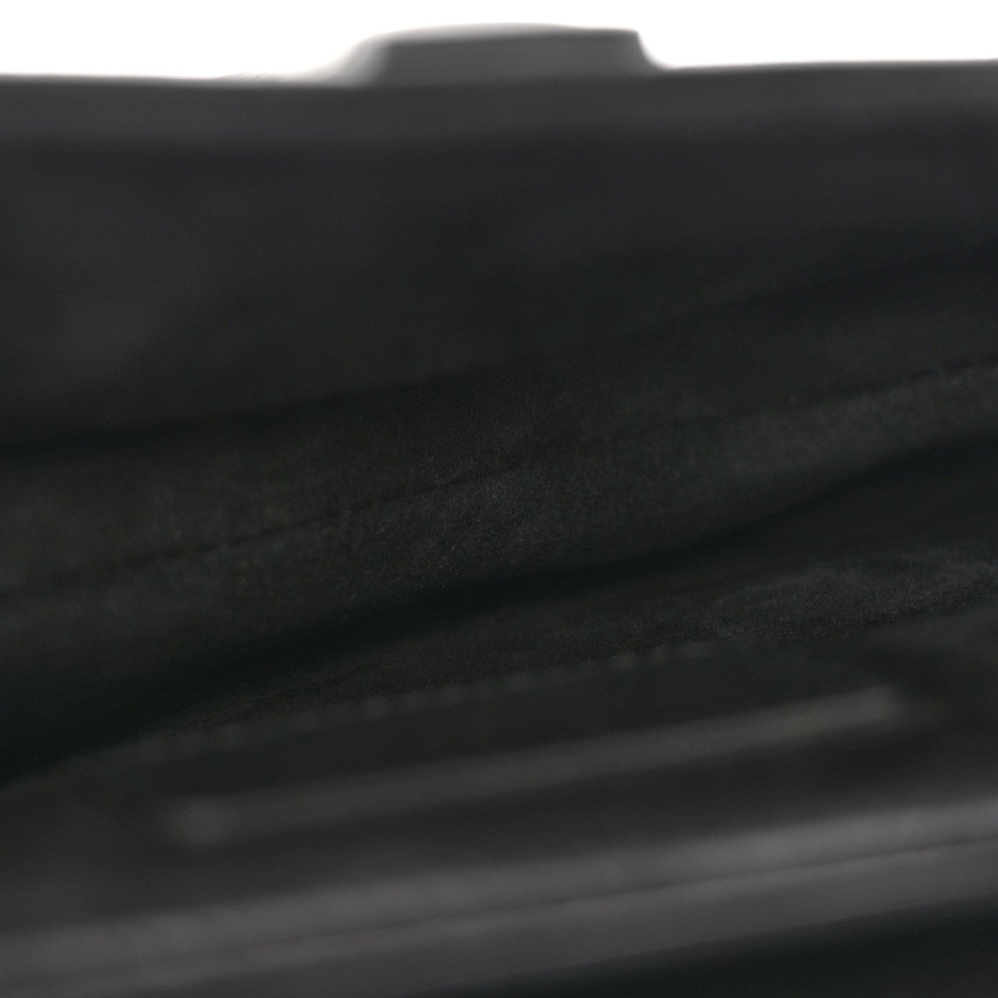 Grained Calfskin Mini Saddle Bag Black