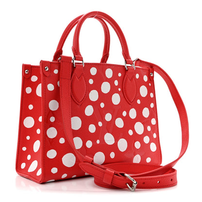 LV X YK Empreinte Infinity Dots Onthego PM Rogue White