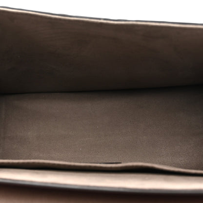 Vitello Century F is Fendi Bi-Color FF 1974 Embossed Kan I Shoulder Bag Fragola Maya Black