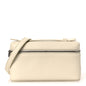 Grained Calfskin L19 Extra Pocket Pouch  Whisper White