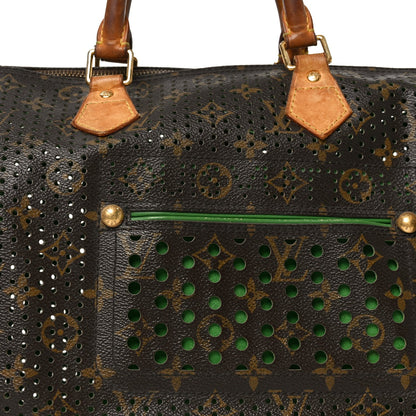 Monogram Perforated Speedy 30 Green