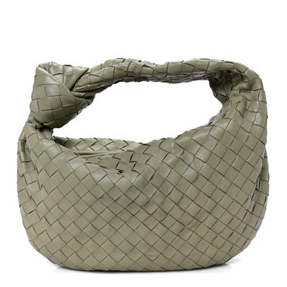 Nappa Intrecciato Teen Jodie Hobo Travertine
