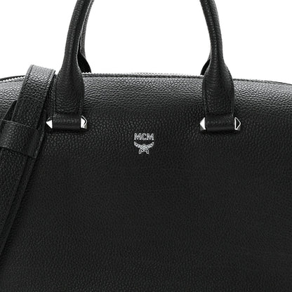 Grained Calfskin Medium Ella Boston Black