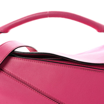 Calfskin Medium Puzzle Bag Fuchsia