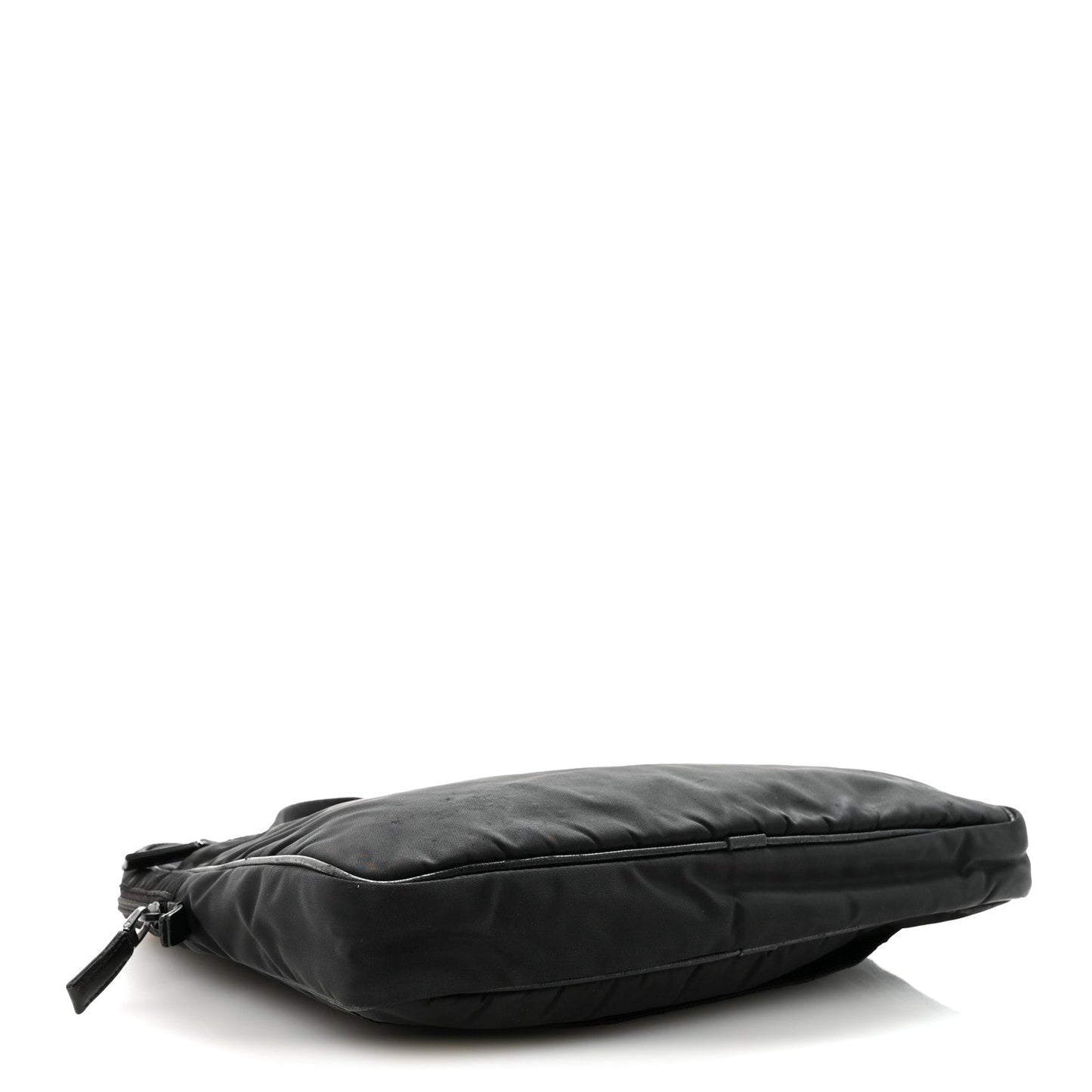 Saffiano Tessuto Nylon Small Briefcase Black