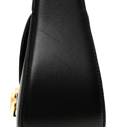 Smooth Calfskin Vlogo Chain Shoulder Bag Black