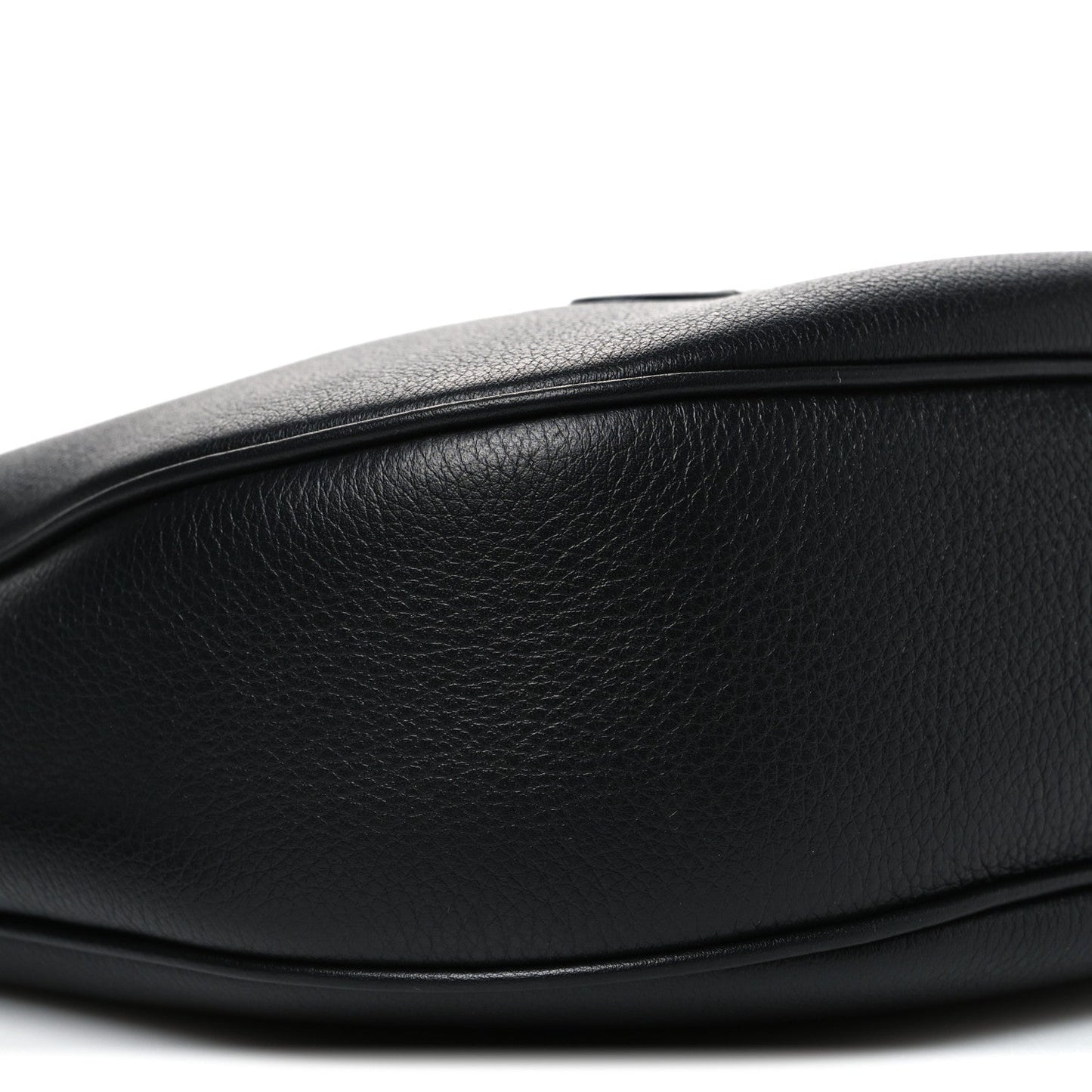 Supple Calfskin Cuir Triomphe Small Heloise Shoulder Bag Black